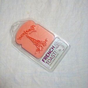 French toast stamp breakfast Paris Eiffel Tower